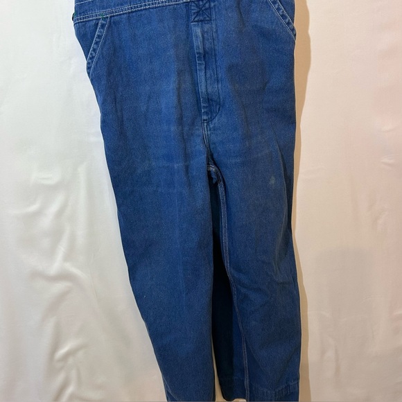 Liberty Mens Denim Work Carpenter Style Overalls *36x28 - Picture 4 of 12